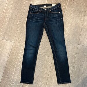 rag & bone Women's Dark Indigo Skinny Jeans